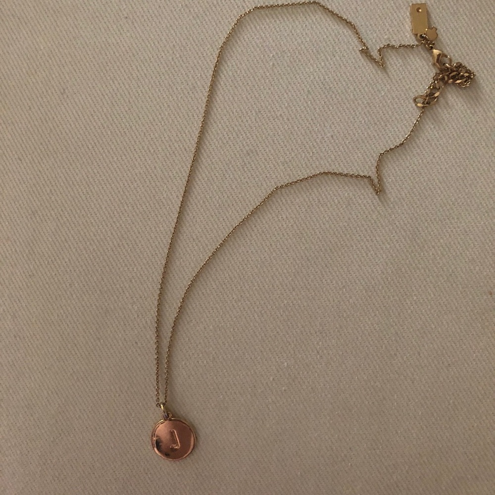 Kate Spade “J” initial necklace